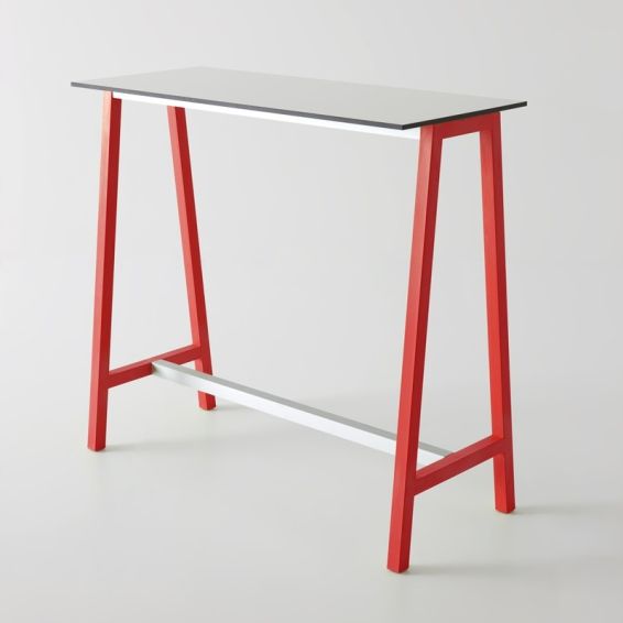 SW Design bartafel met rood frame