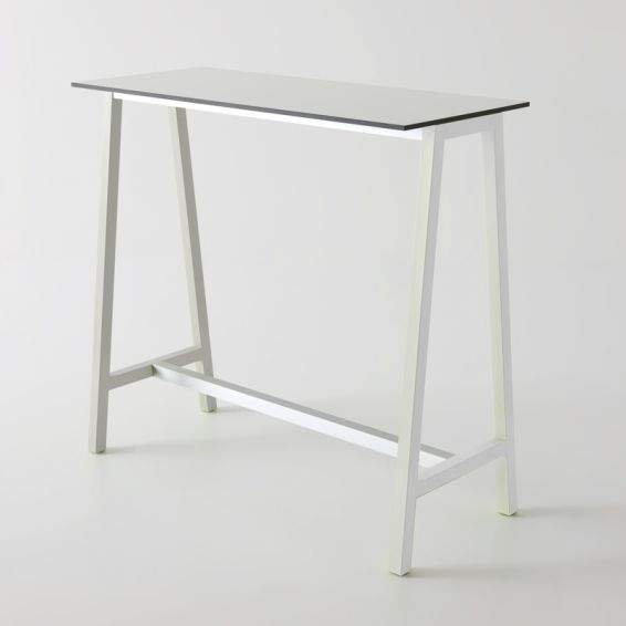 SW Design bartafel met wit frame