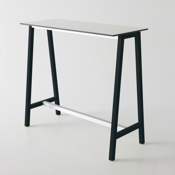 SW Design bartafel met zwart frame