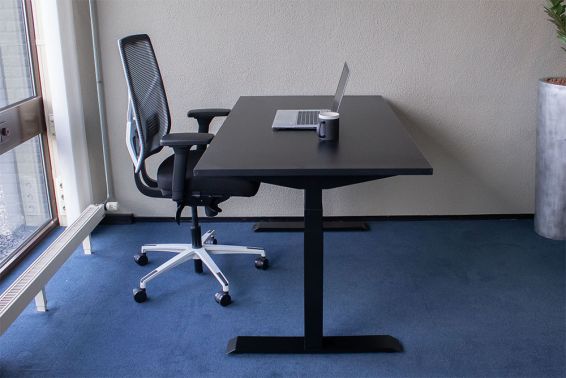 Bureaustoel Actiflexx Weave met wit voetenkruis
