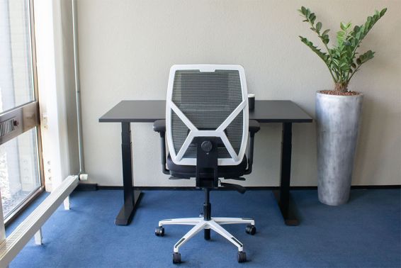 Bureaustoel Actiflexx Weave met wit voetenkruis