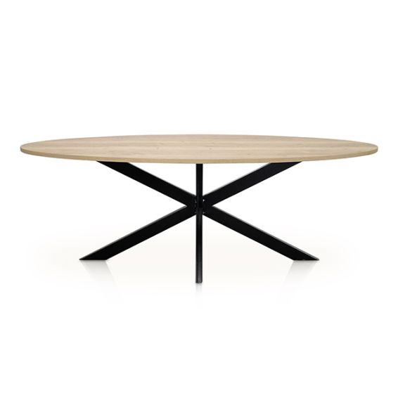 Ovalen vergadertafel