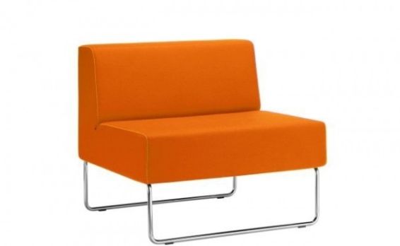 Pedrali wachtkamerbank Host in de kleur oranje