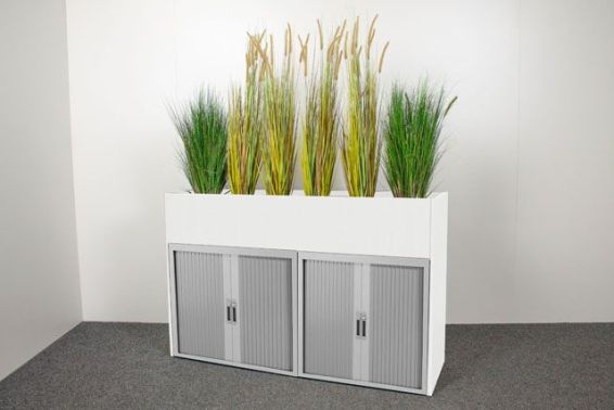 Plantenbak roldeurkast scheidingswand