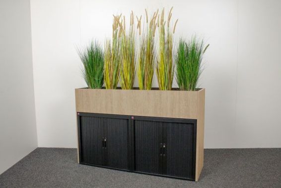 Plantenbak roldeurkast scheidingswand