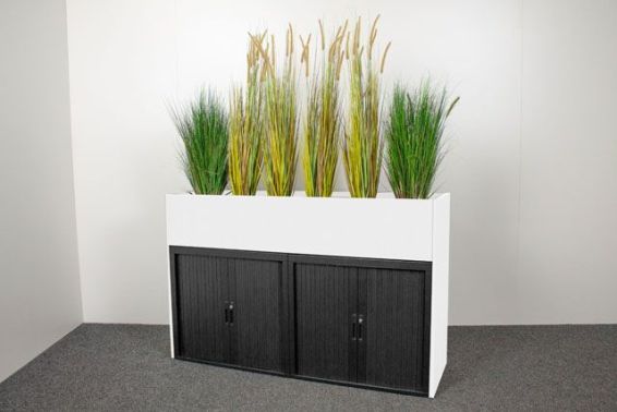 Plantenbak roldeurkast scheidingswand
