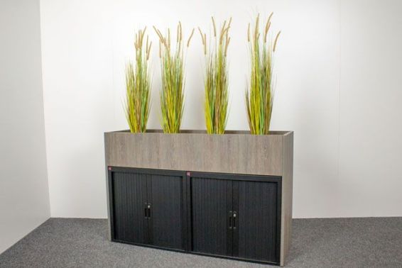 Plantenbak roldeurkast scheidingswand