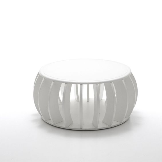 Bijzettafel C-anenome wit