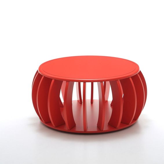 Bijzettafel C-anenome rood
