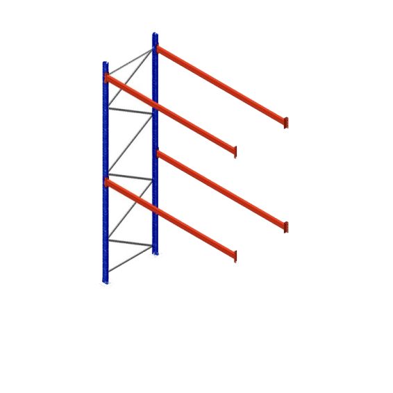 Tegometall palletstelling aanbouwsectie