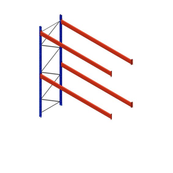Tegometall palletstelling aanbouwsectie