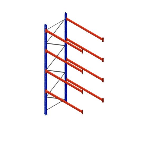 Tegometall palletstelling aanbouwsectie