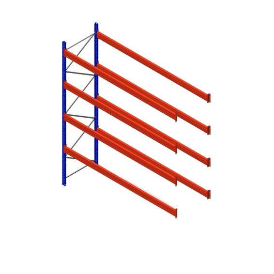 Tegometall palletstelling aanbouwsectie