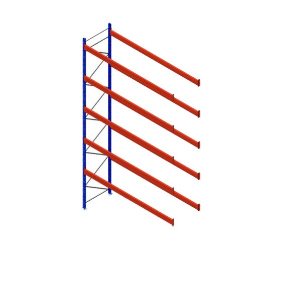 Tegometall palletstelling aanbouwsectie