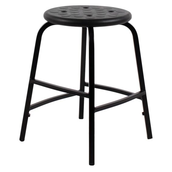 Tabouret TAP55 zithoogte 55 cm - Zwart
