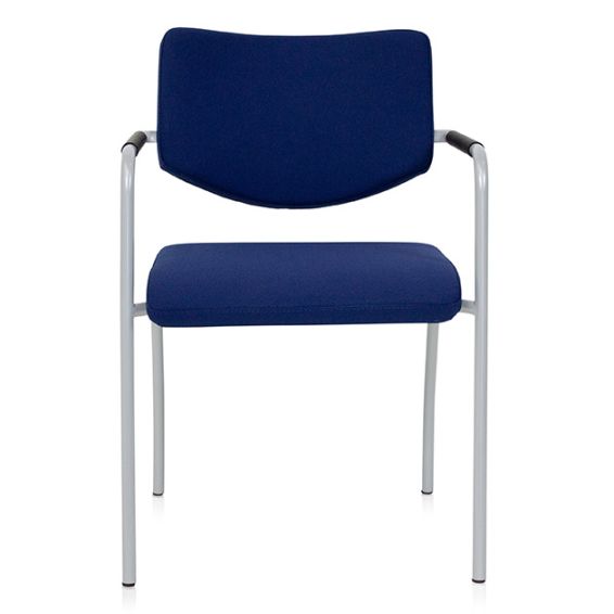 Stoel Alfa 4-poots frame met lage rug