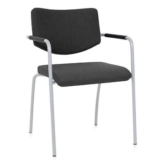 Stoel Alfa 4-poots frame met lage rug