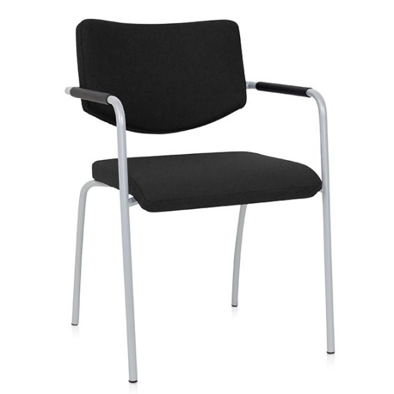 Stoel Alfa 4-poots frame met lage rug