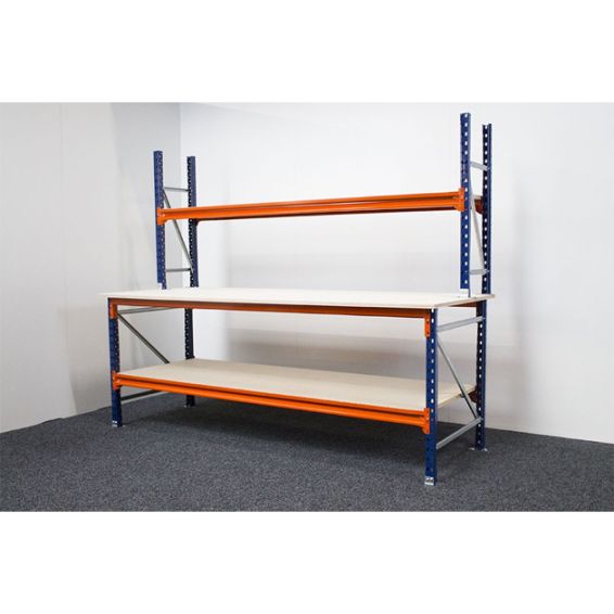 Werkbank MR22 met opbouw en multiplex werkblad