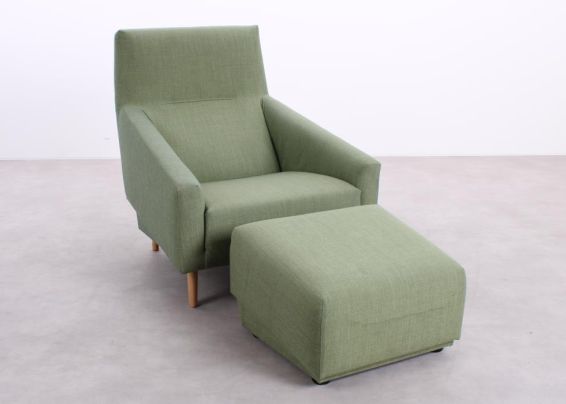 Fauteuil Sancal Soul met poef