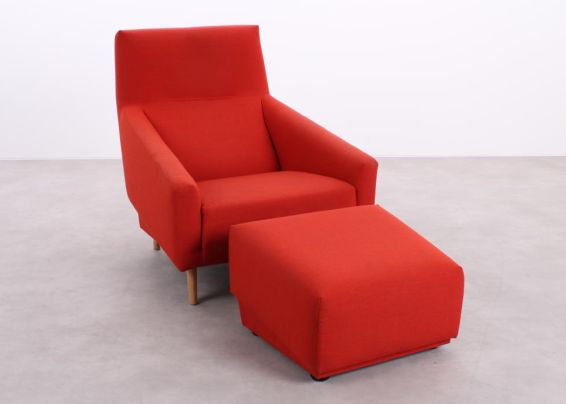 Fauteuil Sancal Soul met poef