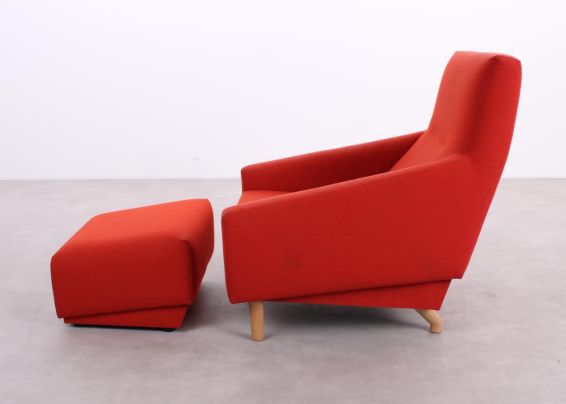 Fauteuil Sancal Soul met poef1