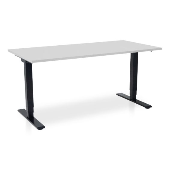 Zit-sta bureau met ergonomische bureaustoel - thuiswerkset Comfort
