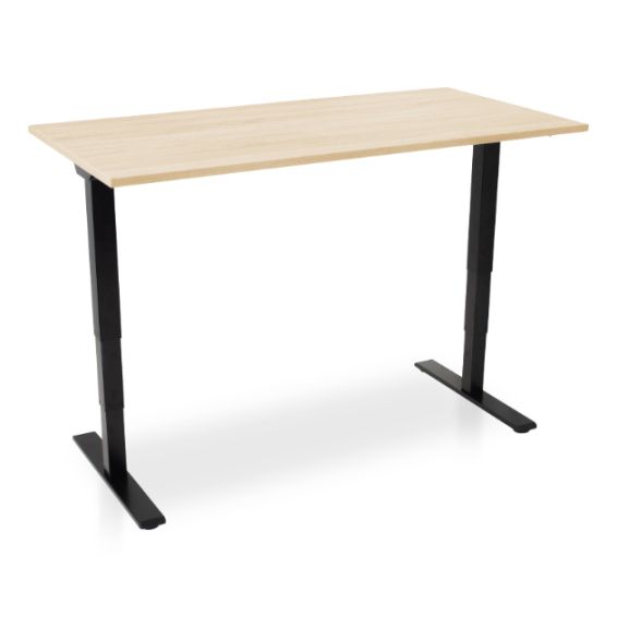 Zit-sta bureau met ergonomische bureaustoel - thuiswerkset Comfort