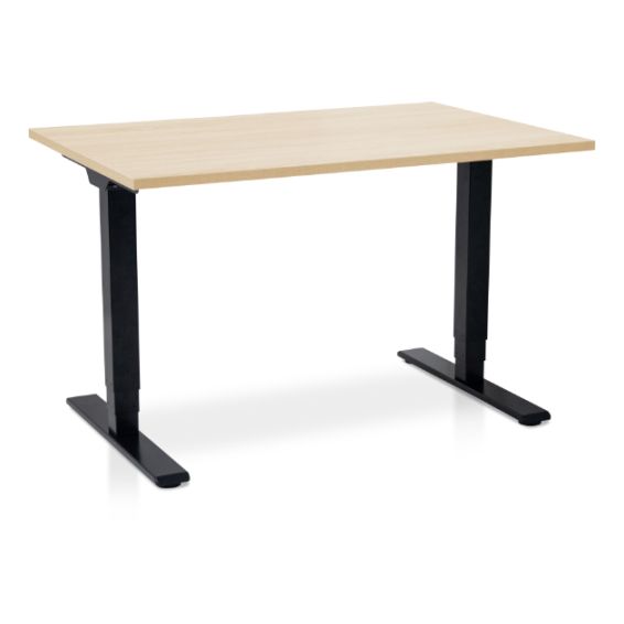 Thuiswerkset zit-sta bureau met ergonomische bureaustoel Comfort