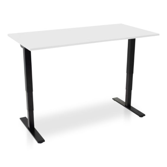 Zit-sta bureau met ergonomische bureaustoel - thuiswerkset Comfort