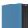 Metalen zijpanelen buitenkant - Blauw