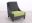 Zitting groen, rug grijs