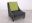 Zitting grijs, rug groen