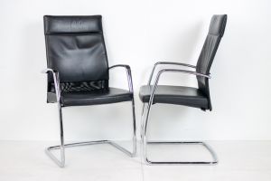 Leren design stoel Haworth Comforto S_con 9018