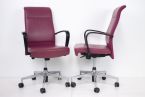 Leren vergader/bureaustoel Kusch + Co