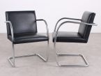 Leren design stoel Knoll Brno