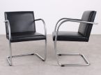 Leren design stoel Knoll Brno