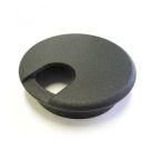 Kabeldoos ABS rond 2-delig 76/65 zwart