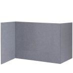 Akoestische scheidingswand Z-opstelling - 120 cm hoog