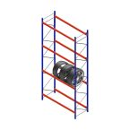 MR Bandenstelling 4 etages Multi Ratio beginsectie