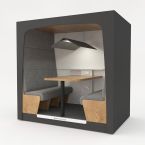 Akoestische overlegplek BusyLounge 4-persoons