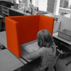 Concentratiescherm NG oranje
