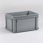 E-line bak 20 liter, agaatgrijs, 400x300x220 met gesloten grepen