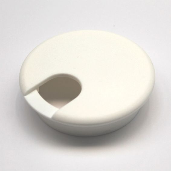 Kabeldoos ABS rond 2-delig 76/65 wit