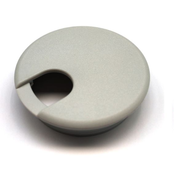 Kabeldoos ABS rond 2-delig 76/65 grijs