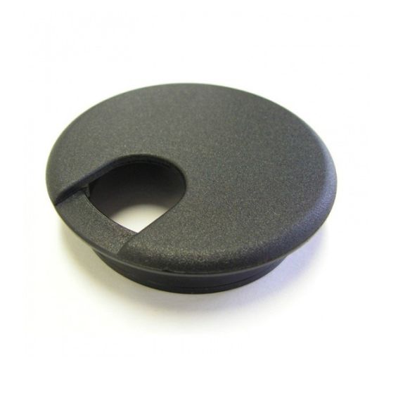Kabeldoos ABS rond 2-delig 76/65 zwart