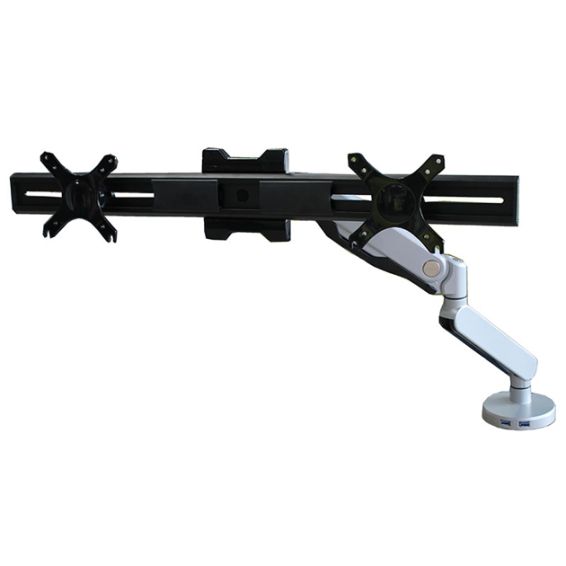 Spring monitorarm alu incl. bracket