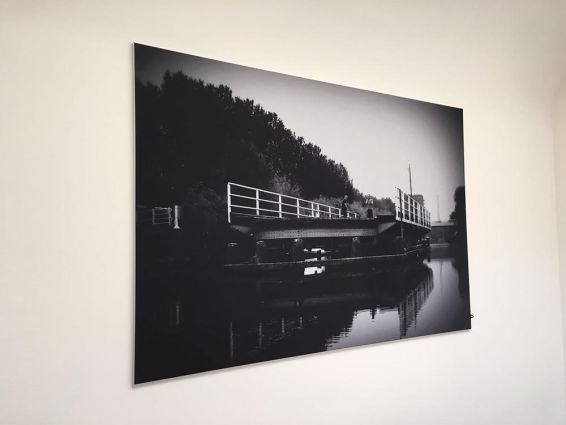 Akoestisch wandpaneel met eigen opdruk
