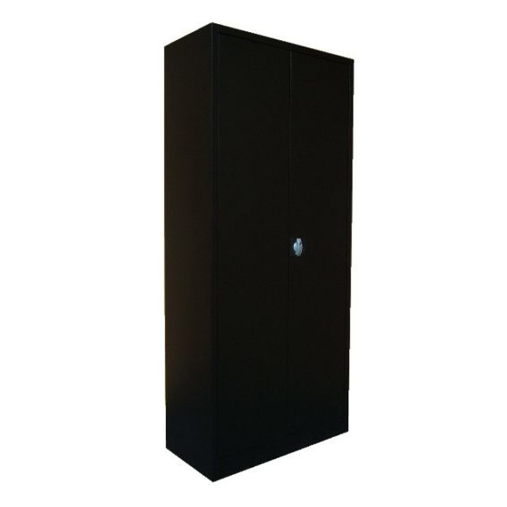 Draaideurkast 60 cm diep - zwart