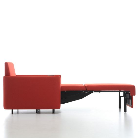 Fauteuil / bed Visto uitgeklapt tot bed